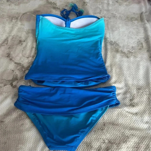 Bleu Rod Beattie Coast To Coast Bandeau Tankini Top and Bikini Bottom - Picture 9 of 12